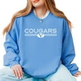 thumbnail image 2 of BYU Cougars Shadowed - Women's Graphic Sweatshirt, 2 of 16