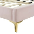 thumbnail image 5 of Modway Kendall Performance Velvet Queen Bed in Pink, 5 of 10