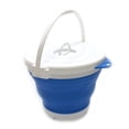 thumbnail image 2 of Pit Bull Tools Collapsible 16L Water Bucket With Lid – Plumber’s Flex Bucket, Black PVC 2 of 6
