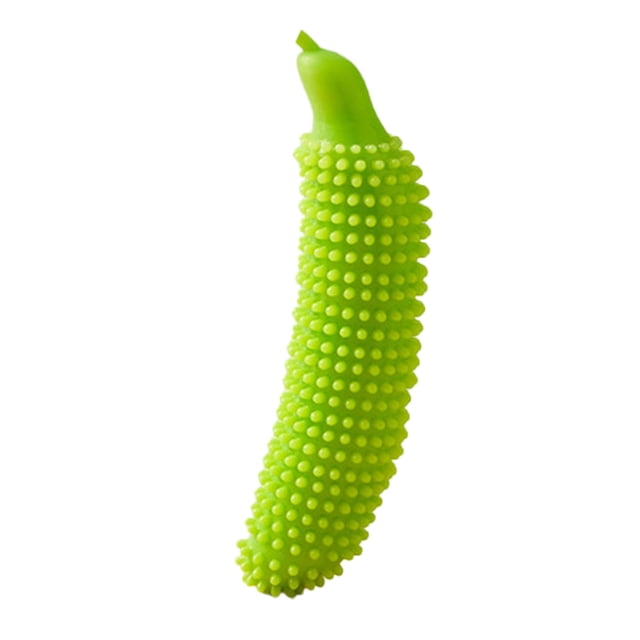 TIELUTT Pet Cucumber Teething Toys TPE Grinding Teeth Small And Soft Toys Interactive Pretty Dog Cat Toy Training Puzzle Dog Stick Large Dog Rope Dog Throw Large Dog Squeaky Puppy Things Training Pupp