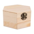 thumbnail image 1 of CHUANK DIY Wooden Jewelry Box for Storage Handmade Simple Container Assorted Color, 1 of 7