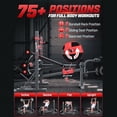 thumbnail image 4 of VIBESPARK 900LBS Weight Bench Set, Multi-Purpose Foldable Workout Bench with Squat Rack Leg Extension & Leg Curl, Adjustable Back/Seat/Barbell Rack Bench Press for Home Gym Strength Training, 4 of 9