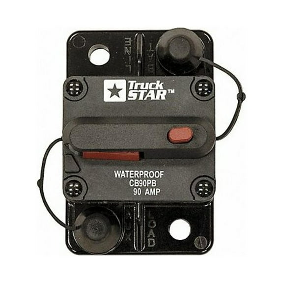 Buyers Products Automotive Circuit Breaker,CB,90A,12VDC CB90PB
