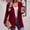 Wine, variant on Ahabrexf Lightweight Cardigans for Women, Woven Open Front Knit Sweater with Elegant Long Sleeves for Year-Round Layering