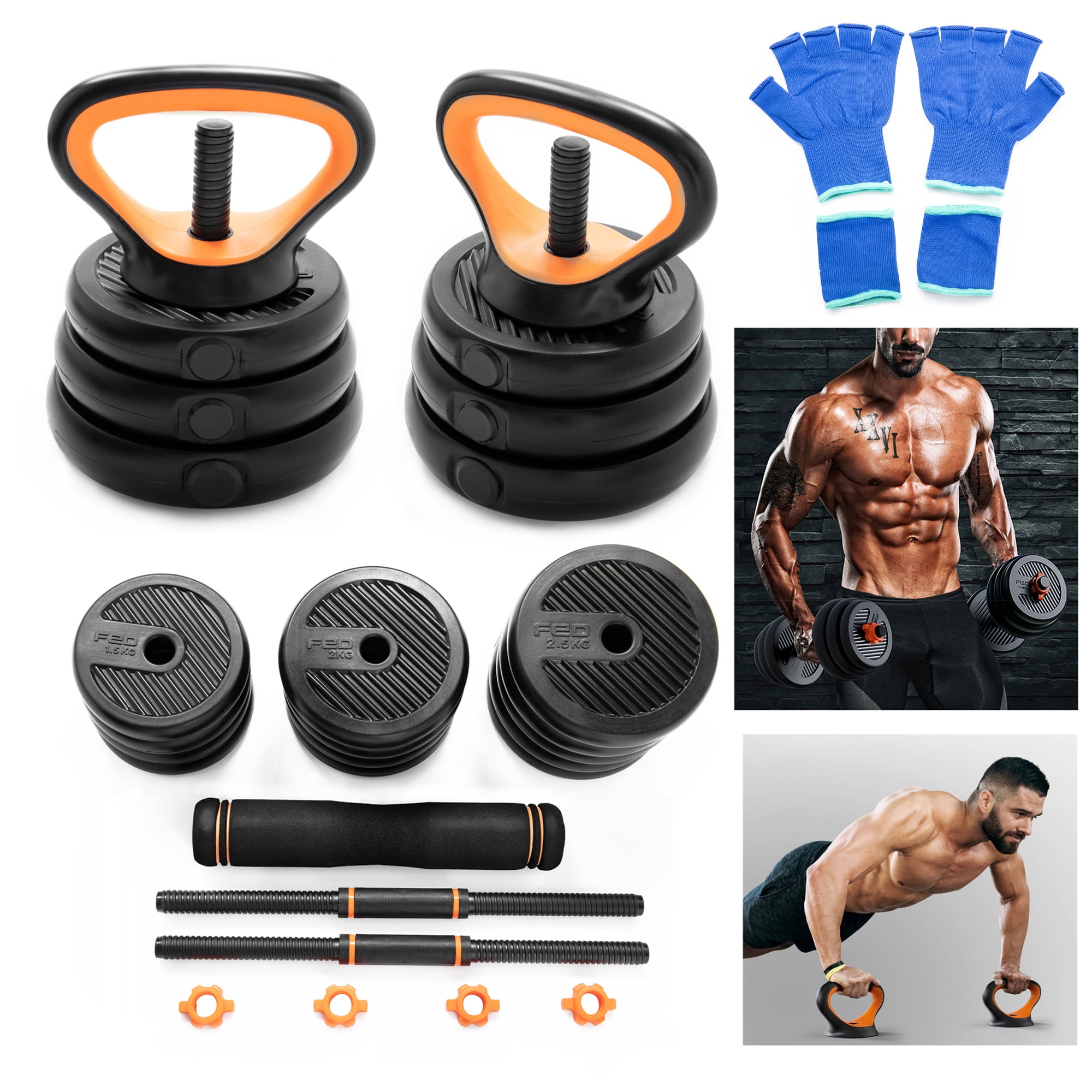 Details about   USA Adjustable Dumbbell Barbells Weight 77lbs Exercise & Fitness For Home Gmy 