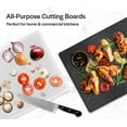 thumbnail image 6 of FONTEME White Color Coded Polypropylene Cutting Board 15" x 20" x 1/2" | Non-Slip Surface | Dishwasher Safe | Great For Vegetable, Fruit, Meat, Chicken, Fish, Cheese, Bread, And More. WHITE [1PK], 6 of 9