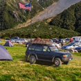 thumbnail image 2 of Yescom EZ GO 20ft Telescopic Flag Pole Kit Wheel Tire Mount Stand Upgrade Rotating Lock Outdoor Camper RV Tailgate Black, 2 of 10