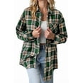 thumbnail image 5 of Fantaslook Plaid Shirts for Women Button Down Flannel Shirts Casual Loose Long Sleeve Blouses Tops, 5 of 9