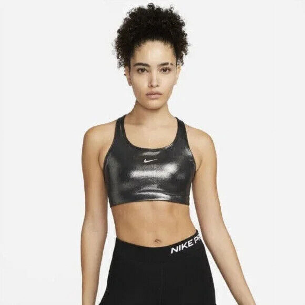 swoosh icon clash sports bra