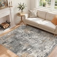 thumbnail image 3 of Roomisland Area Rugs 4x6FT Washable for Living Room, Non Slip Modern Abstract Carpet Stain Resistant Soft Low Pile Indoor Floor Rug for Bedroom Kitchen Home Office, 3 of 8