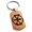 Rose, variant on Stainless Steel Ancient Tribal Change Rune Engraved Dog Tag Keychain Keyring