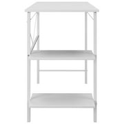 Mainstays Pierce 30 inch Tall Storage Desk, White