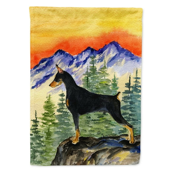 Caroline's Treasures SS8284-FLAG-PARENT Doberman Flag, , multicolor