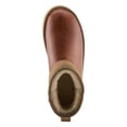thumbnail image 5 of L'Artiste BRANDAI-GLOSS Shearling Ankle Boot – Embossed Leather & Suede Pull-On with Flatform Sole, 5 of 9