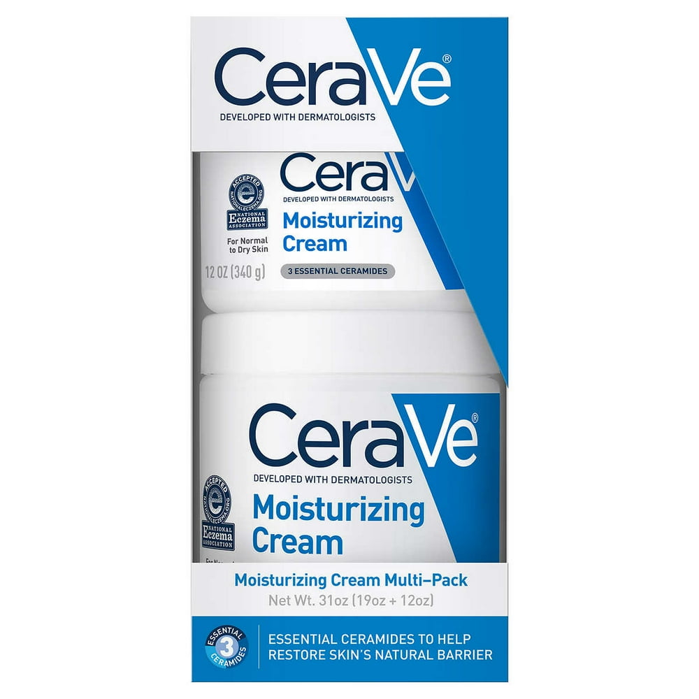 CeraVe Moisturizing Cream 19oz and 12oz