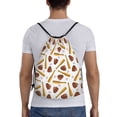 thumbnail image 2 of Kdxio Baseball Sport Print Drawstring Backpack Bag,Waterproof Draw String Back Sack, Gym Drawstring Bags Swim Bag For Unisex, 2 of 9