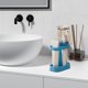thumbnail image 5 of Juego de Soporte para Cepillos de Dientes de Baño | Portavasos para Cepillos de Dientes para Parejas | Organizador de Plástico para Cepillos de Dientes con Base de Drenaje Que Ahorra Espacio | Diseño, 5 of 6
