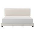 thumbnail image 5 of Willow Nailhead Trim Upholstered King Bed, White Faux Leather, 5 of 14