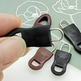thumbnail image 4 of Billuyoard Tirador de cremallera Cremalleras de plástico desmontables Tirador Fijador de cremallera Equipaje Mochilas Monederos Botas Pantalones Almacenamiento y organización del hogar Negro Pequeño, 4 of 6