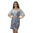 thumbnail image 1 of Moomaya Robes Décontractées pour Femmes Courtes Imprimées Robe Fluide à Col en V pour Femmes Grande Taille, 1 of 6