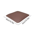 thumbnail image 3 of Cojín de cuero sintético para silla de oficina | Cojín acolchado de piel sintética para escritorio de ordenador, peluquería, videojuegos y sillas de jefe, 3 of 6
