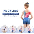 thumbnail image 6 of Aideaone Leotards for Girls Gymnastics Sparkly Kids Dance Unitard Biketards with Shorts 4-11Years, 6 of 7