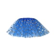 thumbnail image 2 of USSUMA Vibrant Rainbow Tulle Layered Petticoat Three-Layer Puffy Mini Skirt Elastic Waist Performance Costume For Dance Festivals Parades And Party Styling — Tutu Skirt, 2 of 5