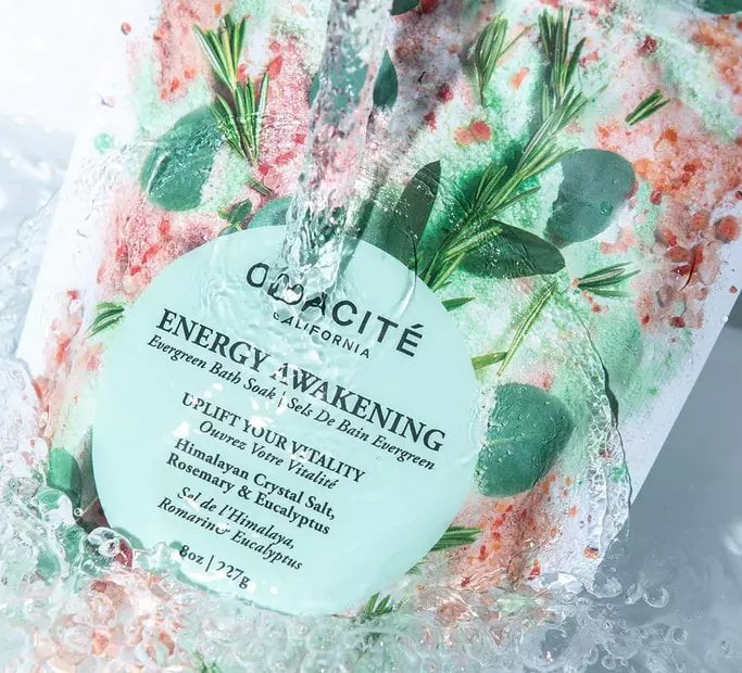 Odacite Energy Awakening Evergreen Bath Soak 8 oz