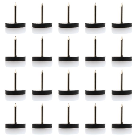 NUOLUX 40Ud Protectores Antideslizantes Para Pies De Muebles Con De Nylon Y Clavo
