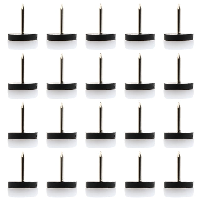 NUOLUX 40Ud Protectores Antideslizantes Para Pies De Muebles Con De Nylon Y Clavo