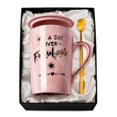 thumbnail image 1 of Taza de café ALBISS, 14 oz, estampada en oro rosa, regalo de cumpleaños, 1 of 7