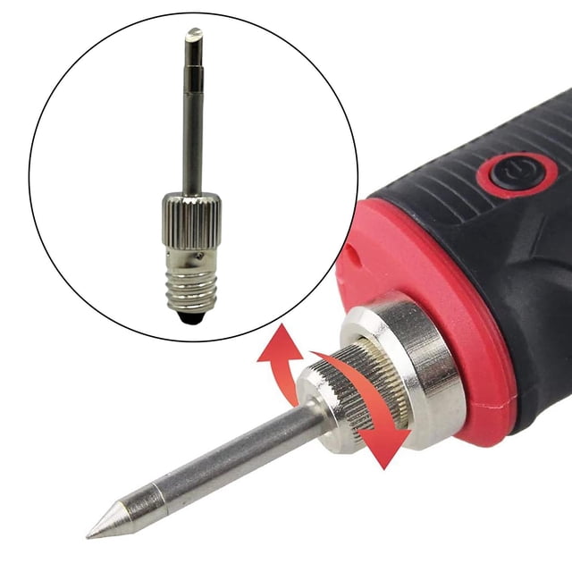 Punta de soldador de interfaz E10, resistente antioxidante desmontable Rosca extraíble Puntas de repuesto USB para accesorios de retrabajo de , punta C 02-Punta C shamjiam Punta de soldador