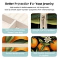 thumbnail image 3 of Tangerine Travel Portable Jewelry Organizer: Square Jewelry Box Storage Case and Display for Rings, Earrings, Necklaces, Bracelets, and More - Suitable for Girls and Women, 3 of 6