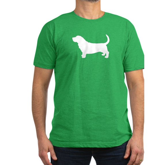CafePress - Basset Hound Men's Fitted T Shirt (Dark) - Men's Fitted T-Shirt