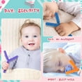 5 Pieces Hollow Teether Tube Teething Toys for 612 Months Baby Y Shape