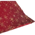 thumbnail image 7 of GZHJMY Christmas Red Snowflake Throw Pillow Cover 16 x 16 Inch, Soft Square Cushion Case for Couch Sofa Bedroom Car Farmhouse Home Decor Home Decor, 7 of 7