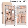 thumbnail image 1 of Professional Manicure and Pedicure Tool Kit with Nail Clipper File - 18PCS Salon Quality Supplies, 1 of 9