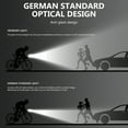 thumbnail image 4 of GJX Super Bright LED Bike Light, USB Rechargeable light-4 Modes, Waterproof Bike light, MTB Off-Road Cycling Commuting, 4 of 6