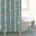 thumbnail image 5 of Bright Summer Floral Shower Curtain, Colorful Spring Garden Bathroom Decor 84x72 Inch Quick-Dry Waterproof, 5 of 5