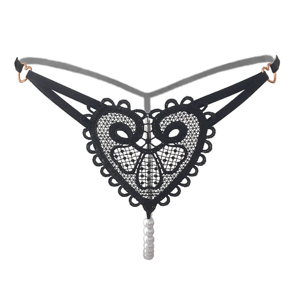 Tangas sensuales con bordado floral para mujer: bragas masajeadoras ultrafinas, transparentes y con perlas para lencería y ropa interior cómodas.