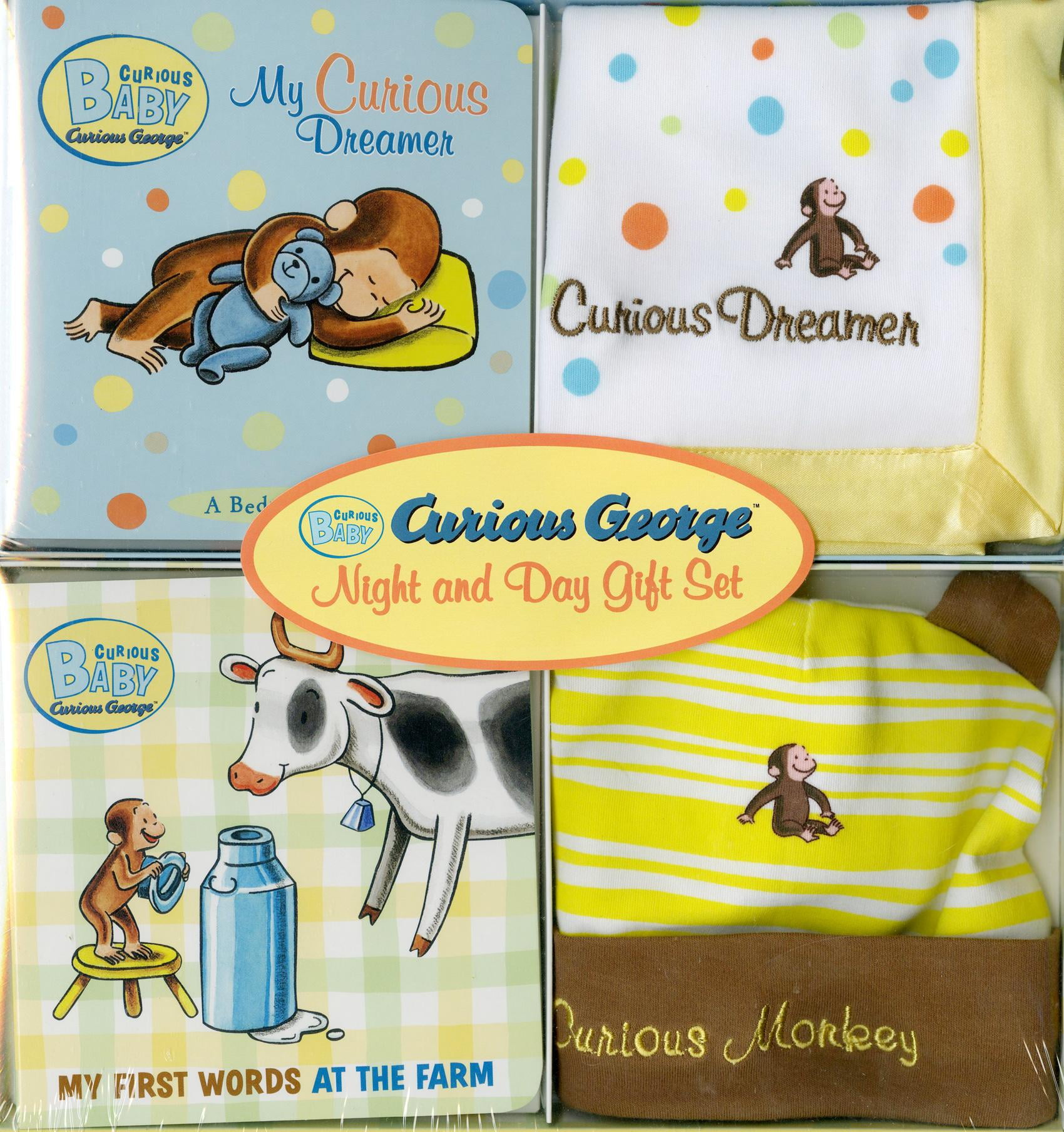 Curious Baby Curious George: Curious Baby Curious George Night and Day Gift Set (Mixed media product)