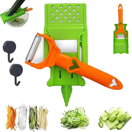 Pelador Multifuncional 2-En-1 New Julienne Vegetables Peeler, Multifunctional Kitchenware Set,for Fruit and Vegetable