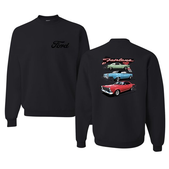 Wild Bobby Ford Fairlane GT 427 Red Blue Green Classic Vintage Car Lover Unisex Crewneck Sweatshirt