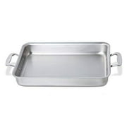 360 Stainless Steel Baking Pan 9x13 Handcrafted in the USA 5 Ply Surgical Grade Stainless Bakeware Dishwasher Safe Professional Grade Casserole Dish Roasting Pan  (9x13 Bake and Roast Pan)