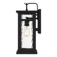 thumbnail image 5 of Moira 1-Light Earth Black Outdoor Wall Lantern, 5 of 7