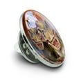 thumbnail image 2 of T-Rex Tyrannosaurus Jurassic Selfie Metal 0.75" Lapel Hat Pin Tie Tack Pinback, 2 of 5