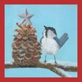 thumbnail image 3 of Popp, Grace 12x12 Black Modern Framed Museum Art Print Titled - Chickadee Christmas Collection L, 3 of 5