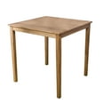 thumbnail image 4 of Belfast Bar-Height Dining Table in Oak Finish with Shaker Style Wood Design, 4 of 7