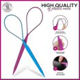 thumbnail image 3 of Pairs Hair Tail Tools, Hair Braid Accessories Ponytail Maker, French Braid Tool Loop For Hair Style, 4pcs, 2 Colors, 3 of 5
