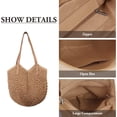 thumbnail image 3 of Zhengup Women Straw Beach Bag Large Summer Purse Woven Straw Handbags Tote Shoulder Bag for Vacation Travel, 3 of 6
